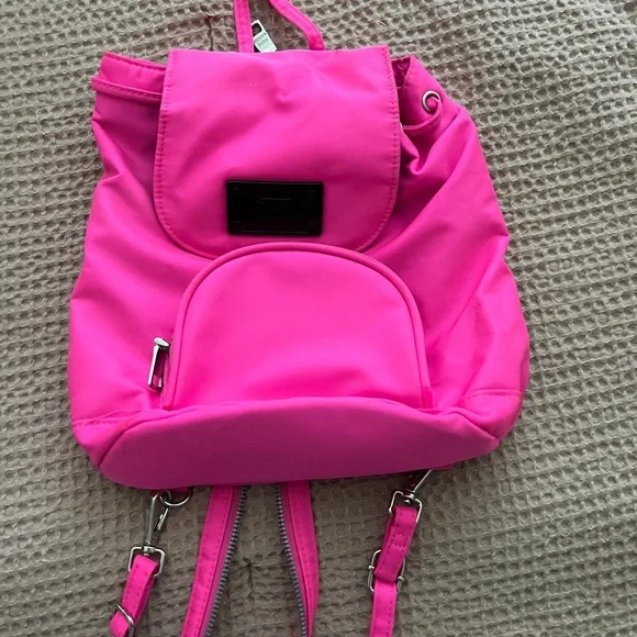 Hot pink Steve Madden back pack and wallet new Steve Madden | Bags | Steve Madden Coral Hot Pink Backpack  main image 3